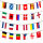 Flaggenkette 24 europäische Länder ca.7m