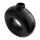 Vase rund Keramik Schwarz ca. 31cm