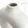 Vase rund Keramik weiß ca. 31cm