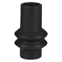 Vase klein Keramik Schwarz ca.15cm
