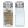 Salz & Pfefferstreuer Set Wellen-Design Glas - Alpina
