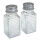 Salz & Pfefferstreuer Set Wellen-Design Glas - Alpina
