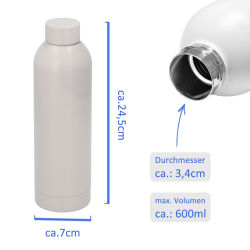 Thermosflasche mattes Design ca.600ml