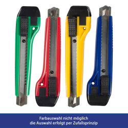 Cuttermesser mit 5 Ersatzklingen ca.17mm - KINZO (Farbe:...