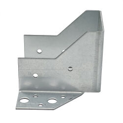 Balkenschuh aus Stahl außenliegend  ca.95x60mm - 2er Set - KINZO