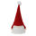 Zwerg-Weihnachtsmann Figur mit LED ca.22cm