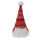Zwerg-Weihnachtsmann Figur mit LED ca.22cm