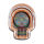 Aschenbecher Glas Totenkopf ca.9,5x7x3,7cm Champ