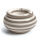 Aschenbecher Streifen Design " Maritim " Keramik ca.11,5x6cm