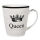 Becher King / Queen Porzellan ca.300ml