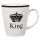 Becher King / Queen Porzellan ca.300ml